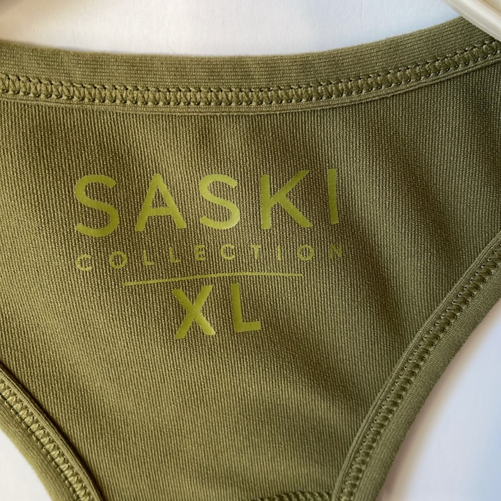 Saski Collection Women's XL Sports Bra Razor Back - Picture 2 of 6